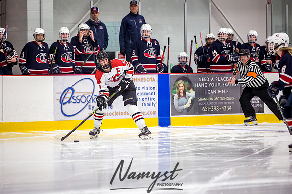 Centennial-SLP vs Champlin-Coon Rapids Varsity Girls Hockey l 009