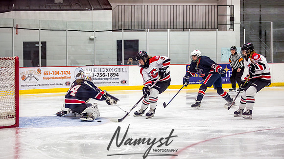 Centennial-SLP vs Champlin-Coon Rapids Varsity Girls Hockey l 013