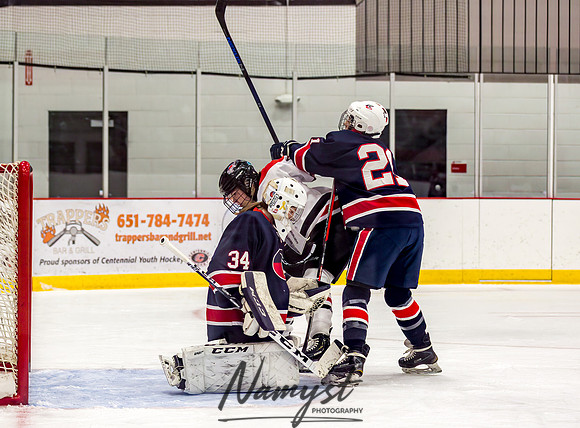 Centennial-SLP vs Champlin-Coon Rapids Varsity Girls Hockey l 043