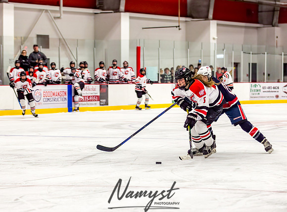 Centennial-SLP vs Champlin-Coon Rapids Varsity Girls Hockey l 055