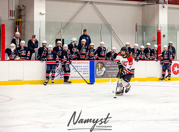 Centennial-SLP vs Champlin-Coon Rapids Varsity Girls Hockey l 063