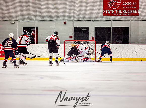 Centennial-SLP vs Champlin-Coon Rapids Varsity Girls Hockey l 073