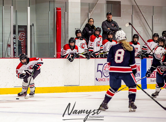 Centennial-SLP vs Champlin-Coon Rapids Varsity Girls Hockey l 077