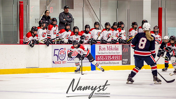 Centennial-SLP vs Champlin-Coon Rapids Varsity Girls Hockey l 076