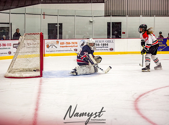 Centennial-SLP vs Champlin-Coon Rapids Varsity Girls Hockey l 081