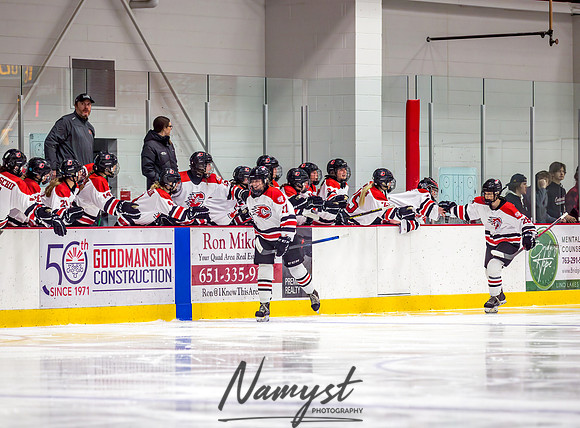 Centennial-SLP vs Champlin-Coon Rapids Varsity Girls Hockey l 092