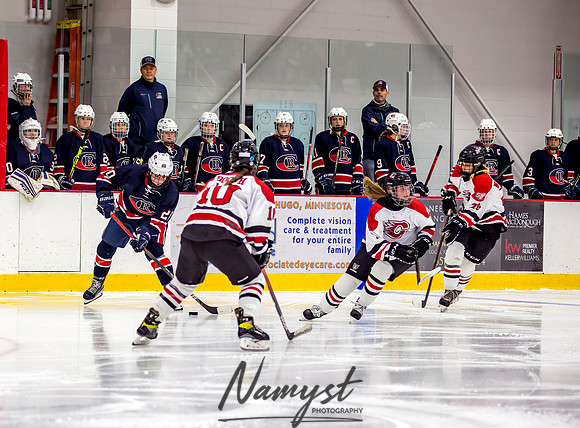 Centennial-SLP vs Champlin-Coon Rapids Varsity Girls Hockey l 094