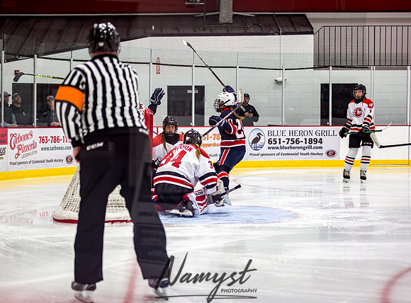 Centennial-SLP vs Champlin-Coon Rapids Varsity Girls Hockey l 097