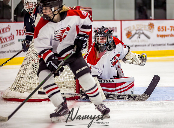 Centennial-SLP vs Champlin-Coon Rapids Varsity Girls Hockey l 110