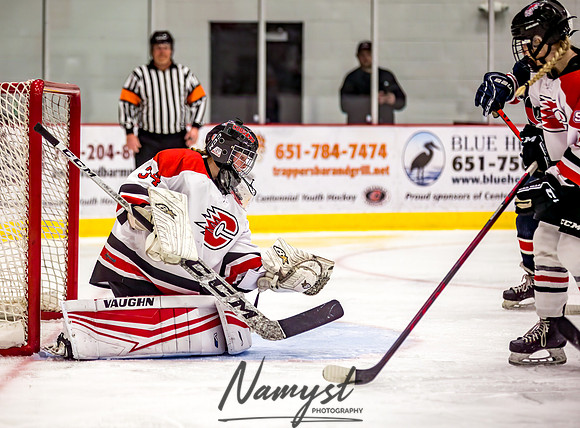 Centennial-SLP vs Champlin-Coon Rapids Varsity Girls Hockey l 115