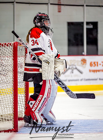 Centennial-SLP vs Champlin-Coon Rapids Varsity Girls Hockey l 121