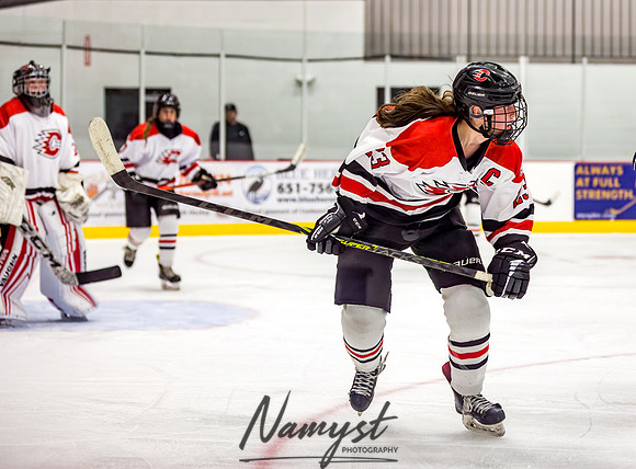 Centennial-SLP vs Champlin-Coon Rapids Varsity Girls Hockey l 142