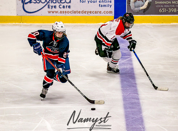 Centennial-SLP vs Champlin-Coon Rapids Varsity Girls Hockey l 201