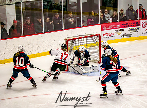 Centennial-SLP vs Champlin-Coon Rapids Varsity Girls Hockey l 206