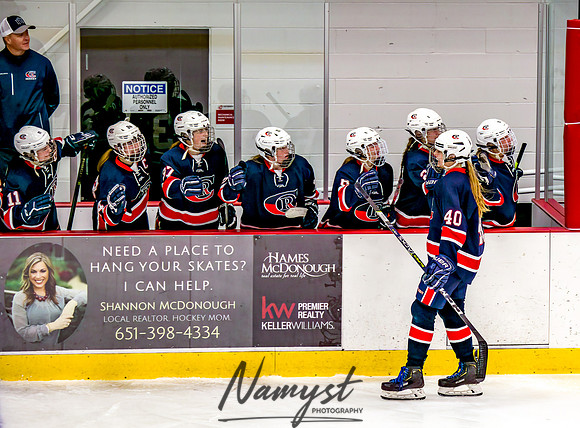 Centennial-SLP vs Champlin-Coon Rapids Varsity Girls Hockey l 220