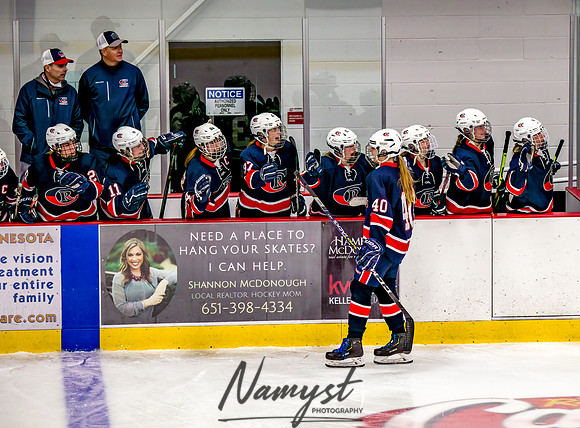 Centennial-SLP vs Champlin-Coon Rapids Varsity Girls Hockey l 221