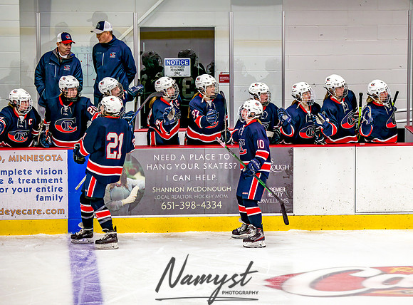 Centennial-SLP vs Champlin-Coon Rapids Varsity Girls Hockey l 226