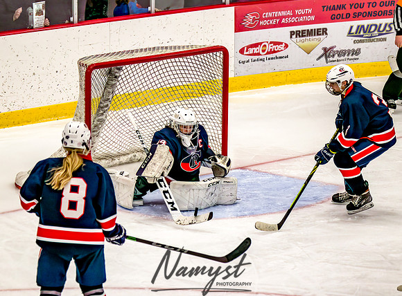 Centennial-SLP vs Champlin-Coon Rapids Varsity Girls Hockey l 234