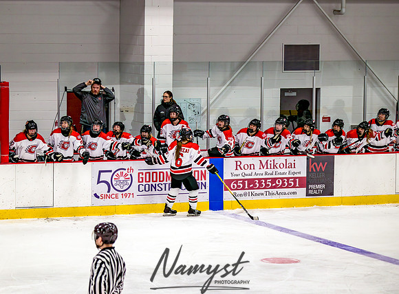 Centennial-SLP vs Champlin-Coon Rapids Varsity Girls Hockey l 254