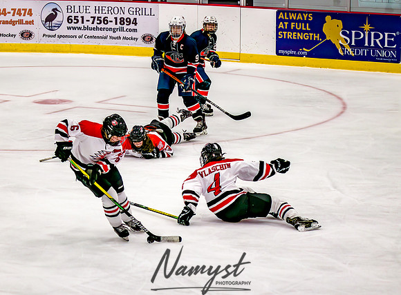 Centennial-SLP vs Champlin-Coon Rapids Varsity Girls Hockey l 281