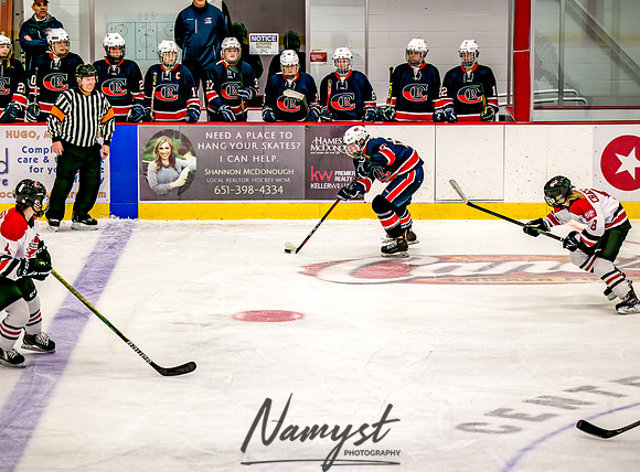 Centennial-SLP vs Champlin-Coon Rapids Varsity Girls Hockey l 300