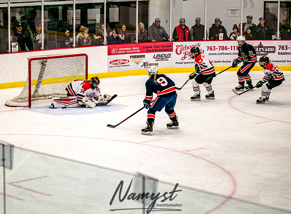Centennial-SLP vs Champlin-Coon Rapids Varsity Girls Hockey l 307