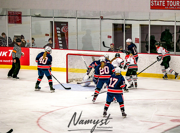 Centennial-SLP vs Champlin-Coon Rapids Varsity Girls Hockey l 313