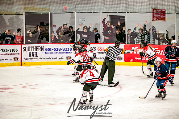 Centennial-SLP vs Champlin-Coon Rapids Varsity Girls Hockey l 319