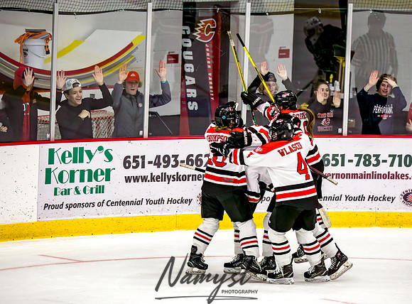 Centennial-SLP vs Champlin-Coon Rapids Varsity Girls Hockey l 323