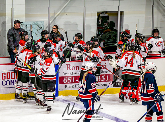 Centennial-SLP vs Champlin-Coon Rapids Varsity Girls Hockey l 330