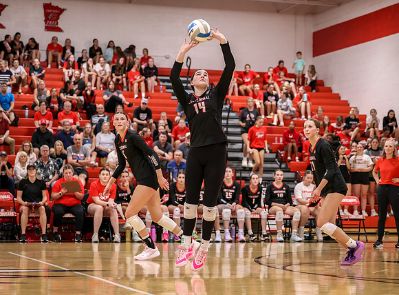 Centennial vs Mounds View Girls Varsity Volleyball 147