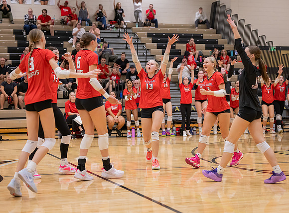 Centennial vs Andover Girls Varsity Volleyball 52