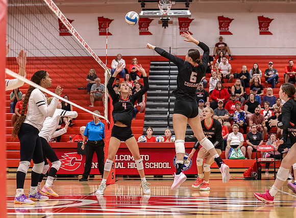 Centennial vs Coon Rapids Girls Varsity Volleyball 18