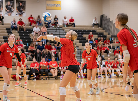 Centennial vs Andover Girls Varsity Volleyball 72