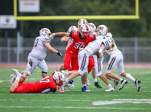 Centennial vs STMA JV Football 249