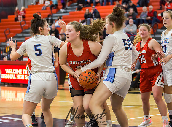 Centennial vs Blaine Varsity Basketball 072