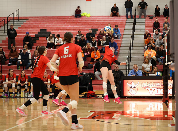 Centennial vs Anoka Girls Varsity Volleyball 350