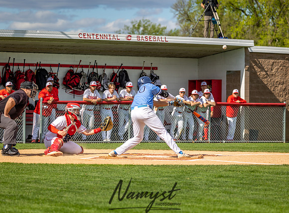 Centennial vs Blaine Varsity Baseball 042