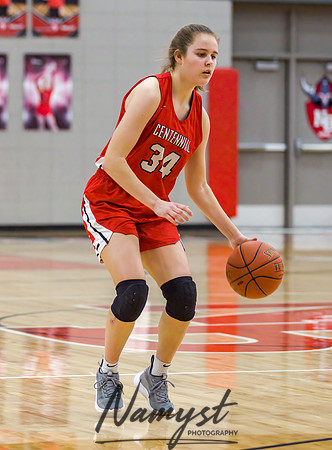 Centennial vs Andover Girls Varsity Basketball 084