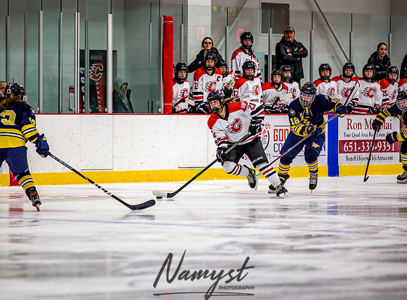 Centennial-Spring Lake Park vs Wayzata Varsity Girls Hockey-10