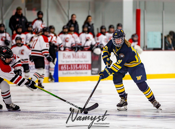 Centennial-Spring Lake Park vs Wayzata Varsity Girls Hockey-159