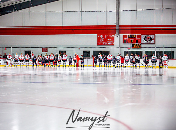 Centennial-Spring Lake Park vs Wayzata Varsity Girls Hockey-2