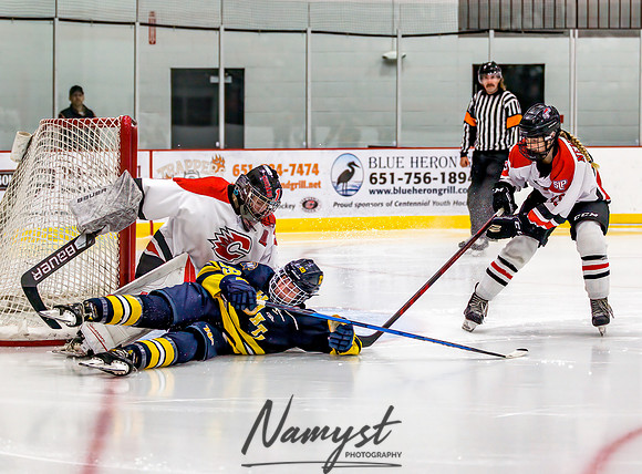 Centennial-Spring Lake Park vs Wayzata Varsity Girls Hockey-73