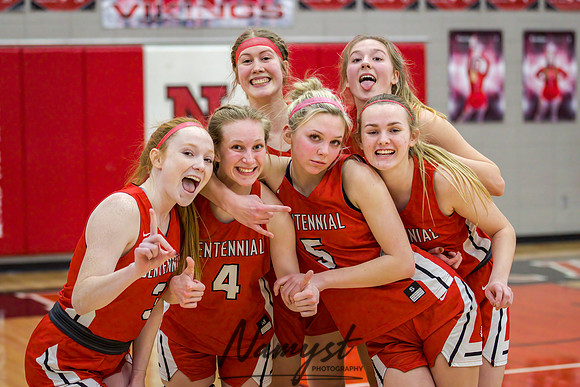Centennial vs Andover Girls Varsity Basketball 199