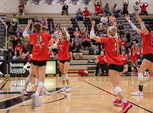 Centennial vs Andover Girls Varsity Volleyball 76