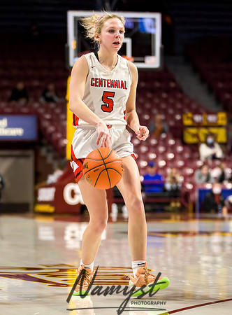Centennial vs STMA Girls Basketball - State Tournament 196