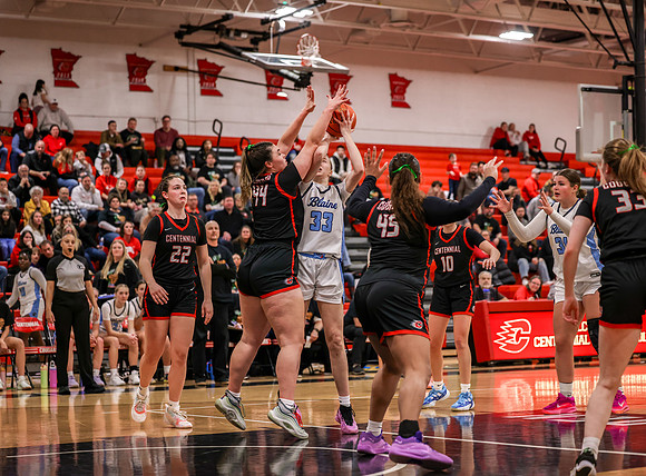 Centennial vs Blaine Girls Varsity Basketball 200