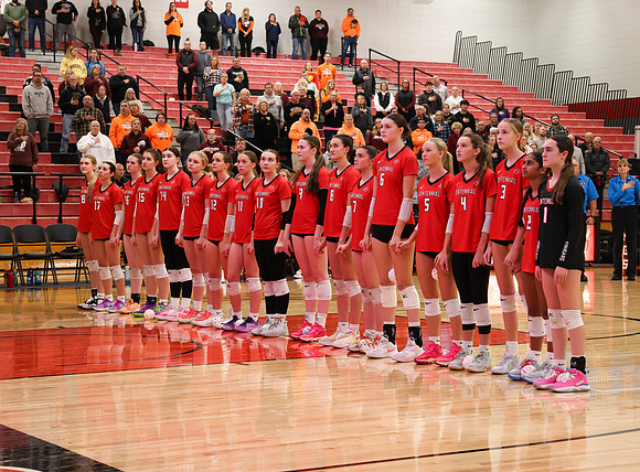 Centennial vs Anoka Girls Varsity Volleyball 31