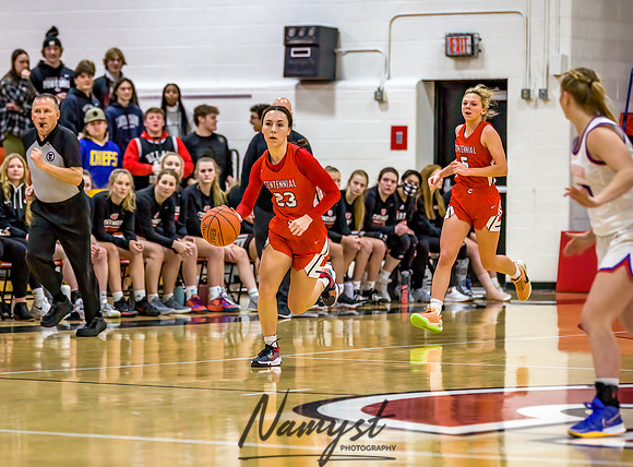 Centennial vs Robbinsdale Armstrong Girls Varsity Basketball 043