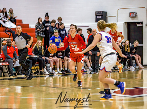 Centennial vs Robbinsdale Armstrong Girls Varsity Basketball 045
